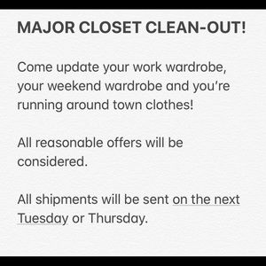 Upscale wardrobe, sizes 4, 6 & 8!